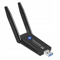 Nešiojama USB WiFi tinklo kortelė, 1200Mbps, 2 x 5 dBi antenos