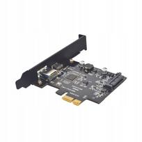 PCIe plėtimo korta su USB 3.1 Gen2 (USB-A ir USB-C), 10Gb/s, 1X