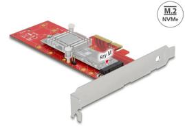PCIe x4 NVMe M.2 Key M 110 mm kortelė su žemu aušintuvu Delock 89577