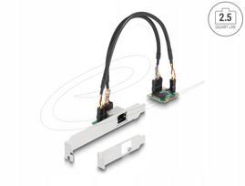 Tinklo plokštė Mini PCIe pusės dydžio su 1x RJ45 2,5Gb/s, Delock 95271