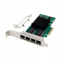 Tinklo plokštė MicroConnect MC-PCIEX4-I350, 4 x 1GbE