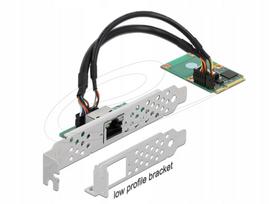 Tinklo plokštė Mini PCIe, 1 x RJ45 Gigabit LAN, Delock 95266