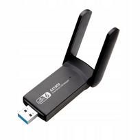 USB belaidžio ryšio adapteris 1800Mbps, dviejų juostų, IEEE802.11AX, 2.4G/5GHz, WPA3, tinka nešiojamam kompiuteriui