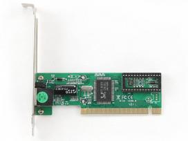 Tinklo plokštė PCI 10/100Mb/s su RJ45, Realtek, suderinama su Windows 7/8/10