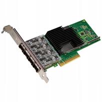 Tinklo plokštė INTG Intel X710-DA4, 10Gb, 4x SFP+, mažo profilio