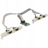 Adapteris Delock Mini PCIe į 4 x RS-232 nuosekliuosius prievadus