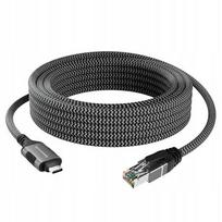 Išorinė tinklo korta USB-C su RJ45, 8 m Ethernet adapteris