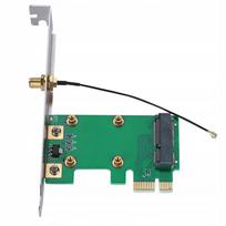 Tinklo plokštė MINI PCI-E į PCI-E, 122 mm, suderinama su Windows 98/2000/XP/Server 2003