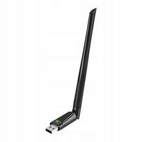 Belaidis USB WiFi adapteris, 650Mb/s, dviejų dažnių, 5dBi antena, be draiverių