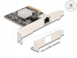 Tinklo plokštė PCIe 1x RJ45 10Gbps LAN Delock 89654