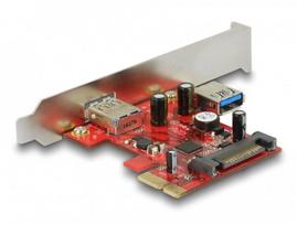 PCI Express plokštė su 1 išoriniu USB 3.2 Gen 1 (5Gb/s) Delock 89273