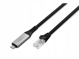 Adapteris DIGITUS USB-C į RJ45, Cat. 6A S/FTP, 1Gbit/s, USB 3.2 Gen1