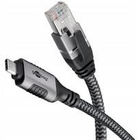 Ethernet adapterio kabelis CAT.6 FTP USB-C 3.1 (A tipas) į RJ45, 3 m
