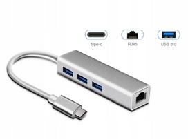 Tinklo adapteris USB C 3.0 su RJ45 Gigabit Ethernet