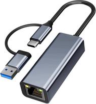 USB adapteris 3.0 su RJ45 Ethernet, tinklo plokštė 2 viename