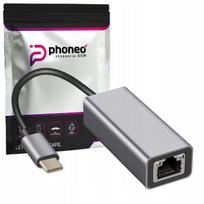 Tinklo adapteris Phoneo USB-C 3.0 su Gigabit Ethernet RJ45