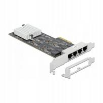 Tinklo plokštė PCI Express x4, 4x 2.5GbE, Realtek RTL8125B