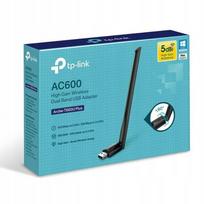 Belaidis tinklo adapteris TP-Link T600U Plus, USB 2.0, 600Mb/s, juodas