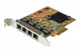 Tinklo plokštė StarTech 4x1GbE BASE-T PCIe x4 ST1000SPEX43