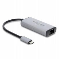 Tinklo adapteris Delock USB Type-C 10Gb/s LAN RJ45, USB-C, USB4, Thunderbolt