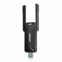 Belaidis USB tinklo adapteris WiFi7 BE6500, trijų dažnių, 6500Mb/s