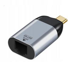 Mini USB-C tinklo adapteris, RJ45 LAN, 10/100/1000Mbps