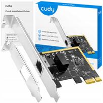 Tinklo plokštė Cudy PCI-E PE10, 1Gb/s, RJ-45