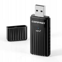 Belaidis USB WiFi adapteris COMFAST, WiFi 6, 2.4G/5GHz, 900Mbps