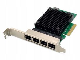 Tinklo plokštė PCI Express 2.5Gbps 4 jungtys Digitus DN-10136