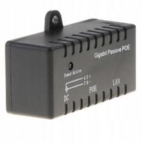 POE maitinimo injektorius, gigabitinis, pasyvus PoE adapteris, 1 vnt.