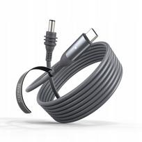 USB-C laidas 5 m, 100W, PD, tinkamas Starlink Mini, atsparus vandeniui, su LED apšvietimu