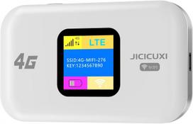 Nešiojamas WiFi maršrutizatorius JICICUXI, 4G SIM, LED ekranas