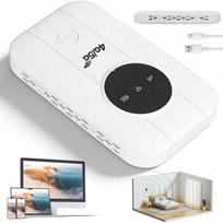 Mobilusis 4G LTE WiFi maršrutizatorius su SIM, 300Mbps, 2100 mAh, baltas