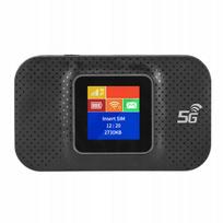 Mobilusis 4G LTE Wi-Fi maršrutizatorius su micro SIM, 1,44" ekranas, juodas