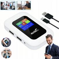 Nešiojamas 4G/5G LTE WiFi maršrutizatorius su SIM, 150Mb/s, 2100 mAh, iki 10 vartotojų