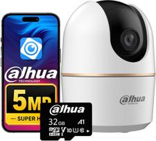 Vaizdo kūdikio stebėjimo kamera Dahua H5A A1 HERO, 5MP, WiFi, su mikrofonu, pasukama, 32GB