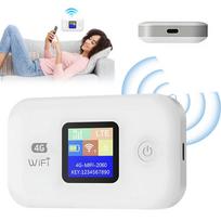 Nešiojamas 4G LTE WiFi maršrutizatorius, 3000 mAh, 150Mbps, iki 150 m²