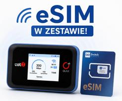 Belaidis 4G LTE maršrutizatorius OLAX MT60 su eSIM adapteriu ir SIM SHOKO kortele