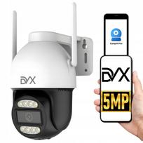 Lauko IP WiFi PTZ kamera DVX 2K, 5MP, 6x priartinimas, judesio aptikimas