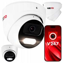 Stebėjimo kamera KEEYO LV-V-IP8M40DF-B-II, 8 MP, IR naktinis matymas 40 m, IP67, AI funkcijos
