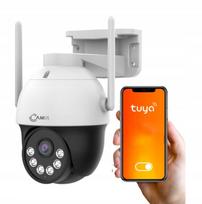Lauko WiFi IP kamera 5Mpx 2K TUYA SMART su PTZ valdymu, sukiojama, su priartinimu ir pavojaus signalu
