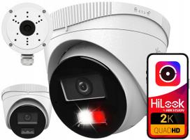 Lauko IP kamera 4MPx 2K+ HiLook by Hikvision su mikrofonu ir dėžute "S