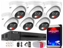 Vaizdo stebėjimo rinkinys HiLook 6Mpx, 6 kameros, judesio aptikimas