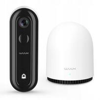 Belaidis vaizdo durų skambutis WUUK, 2K kamera, 32GB, WiFi, suderinamas su Alexa ir Google Home