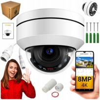 Lauko IP vaizdo kamera 8MP, 4x priartinimas, POE, PTZ