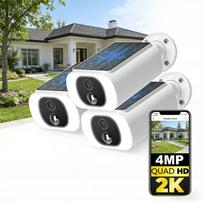 Lauko saulės kamera, 4MP, WiFi, su judesio jutikliu