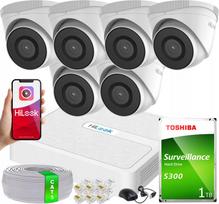 Stebėjimo kamerų rinkinys IP, 6 vnt., 5 Mpx, IPCAM-T5, PoE, lauko, namams ir verslui