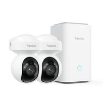 Vaizdo stebėjimo rinkinys HOME HUB su 2 lauko kameromis E1 OUTDOOR 5MP, auto sekimas, 3x priartinimas, WiFi 2.4/5 GHz