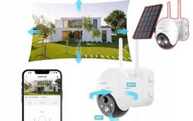 Lauko IP WiFi kamera, 5 MP, 4x priartinimas, saulės energija, 9600 mAh baterija