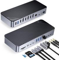 Dokavimo stotelė su 22 USB-C jungtimis, 8K DisplayLink, 60 W PD